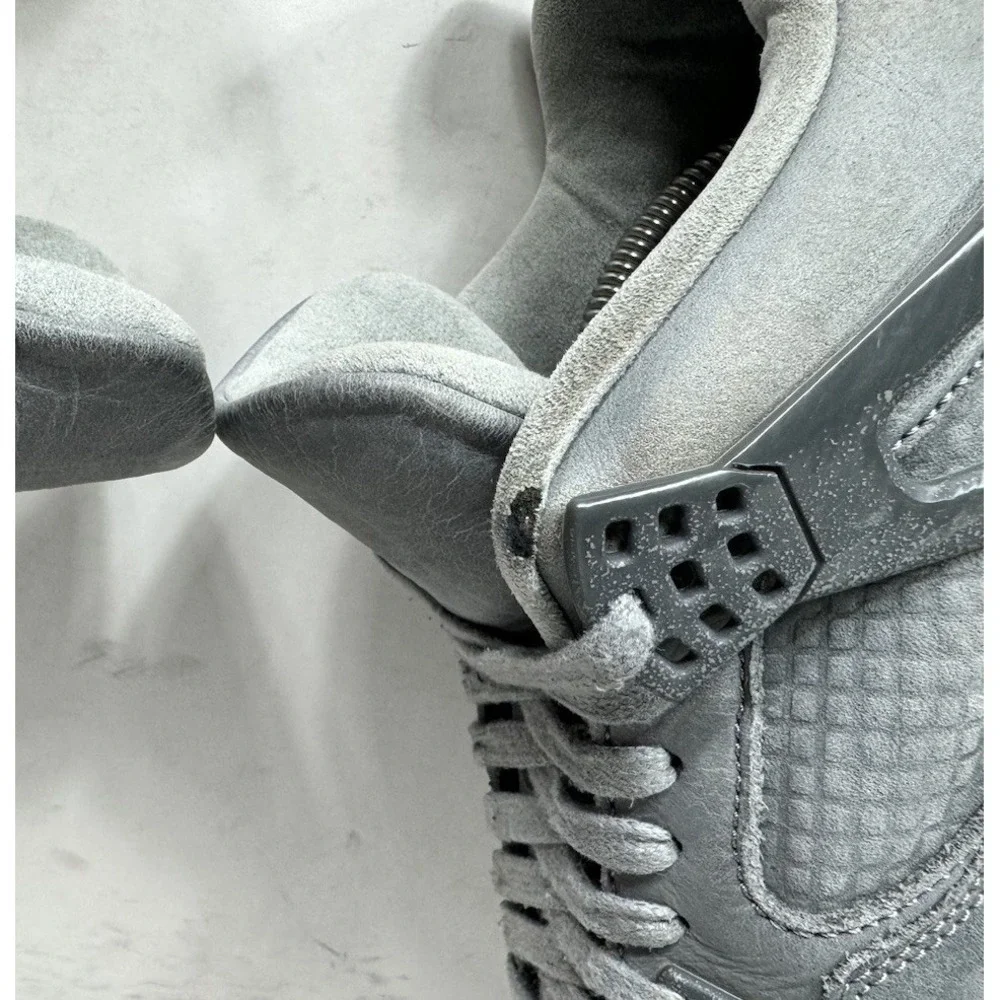Air Jordan 4 Retro SE Wet Cement Men's Size 12.5 Grey FQ7928-001 Shoes Sneakers